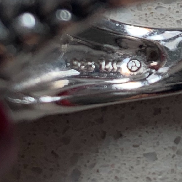 Two tone sterling ring - Picture 3 of 4